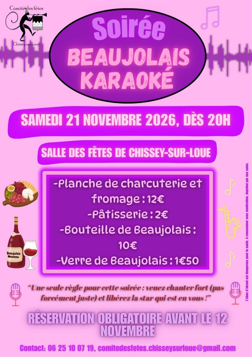 SOIRÉE BEAUJOLAIS KARAOKÉ