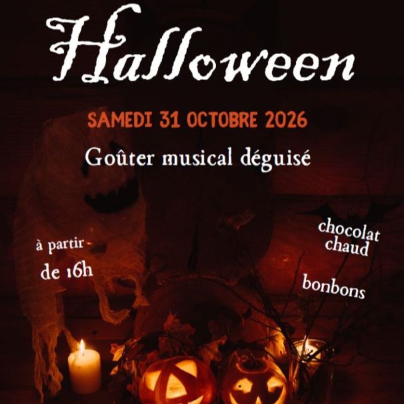 Goûter musical déguisé Halloween