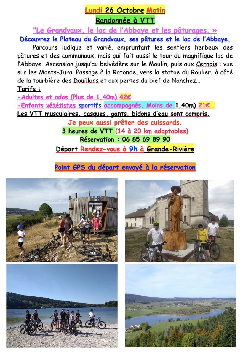 Randonnée VTT