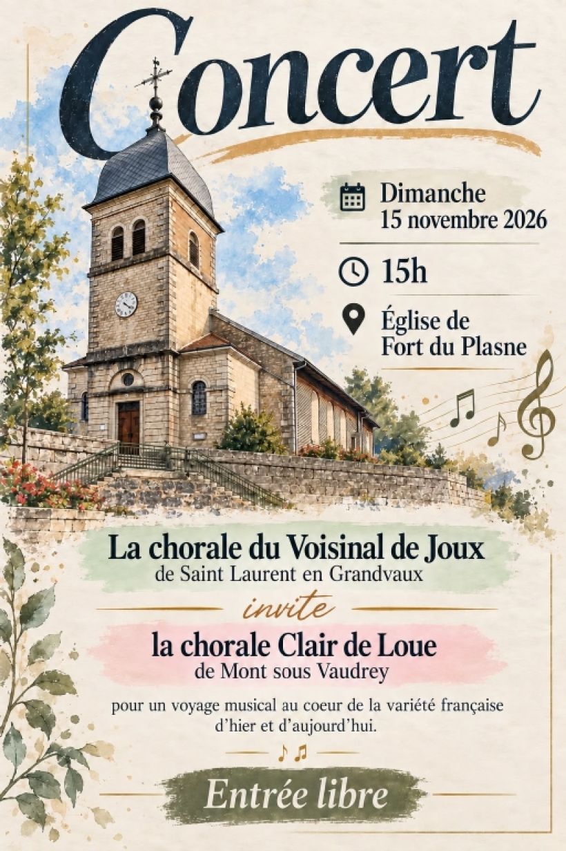 Chorale du Voisinal de Joux & Chorale Clair de Loue