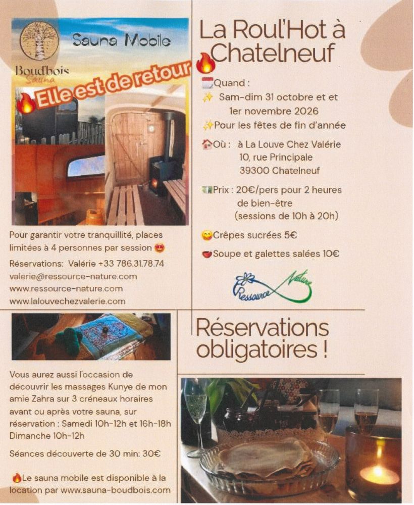 Sauna mobile