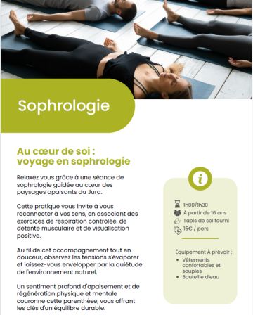 Séance de Sophrologie