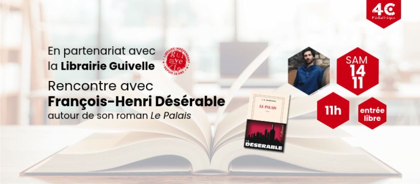 Rencontre littéraire avec François-Henri Désérable