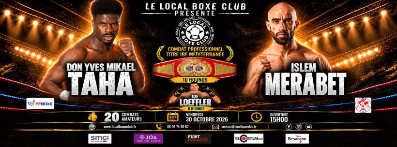 Boxe : Gala de prestige - Islem Merabet vs Yves Mikael Taha