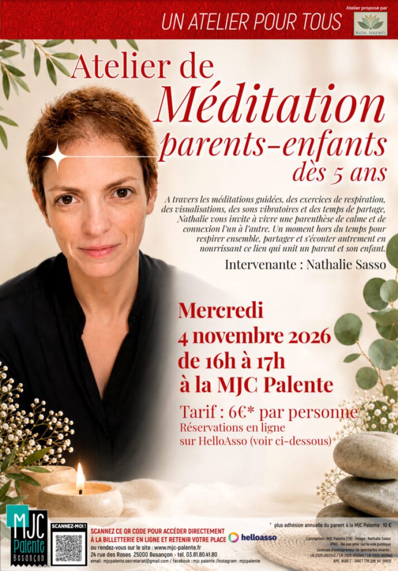 Atelier de méditation parents-enfants