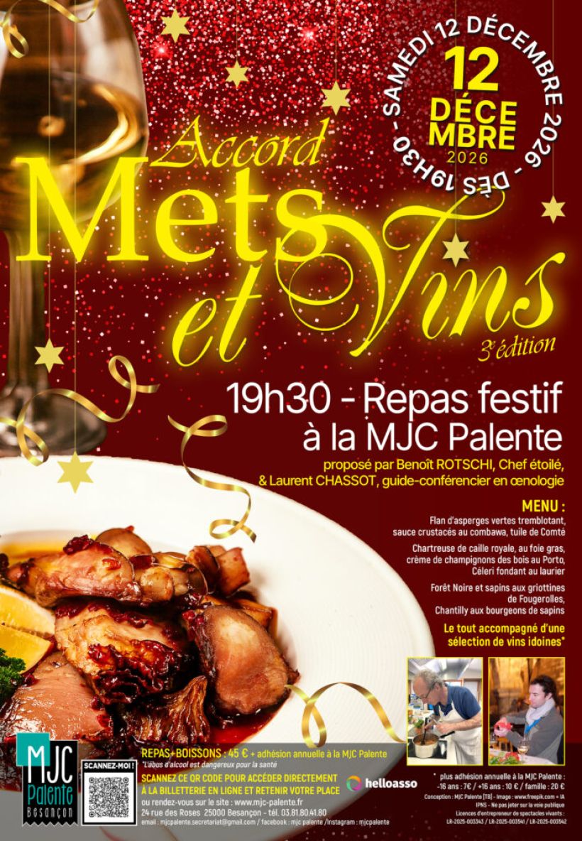 Repas Accords Mets & Vins