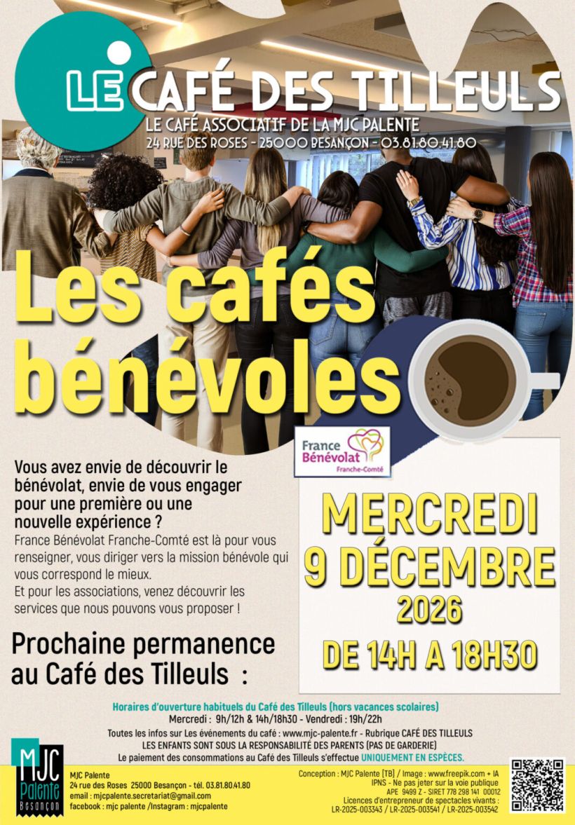 Cafés bénévoles