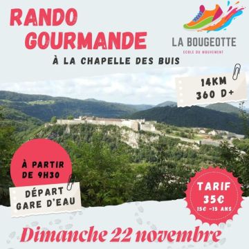 Rando gourmande à la Chapelle des Buis