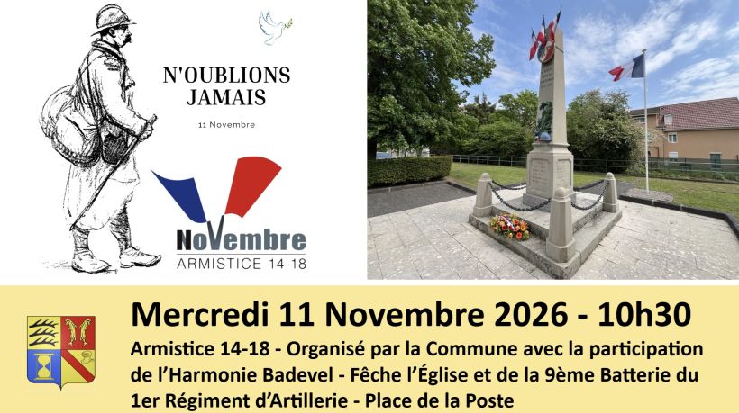 Commémoration de l'Armistice