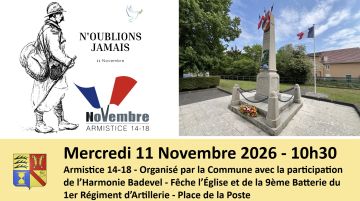 Commémoration de l'Armistice