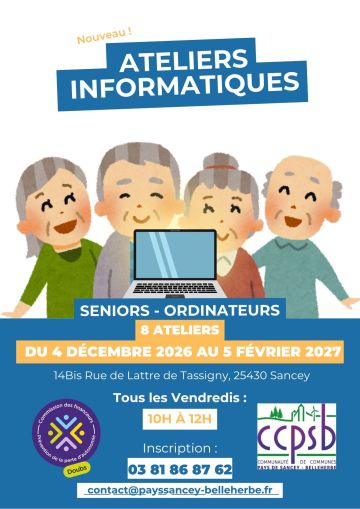 Ateliers informatiques pour Seniors