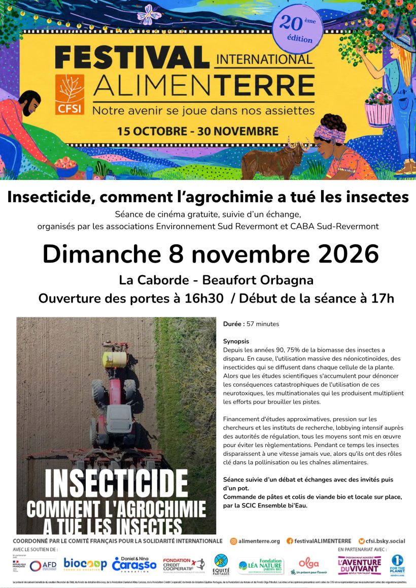 Ciné-débat : Insecticide (festival Alimenterre)