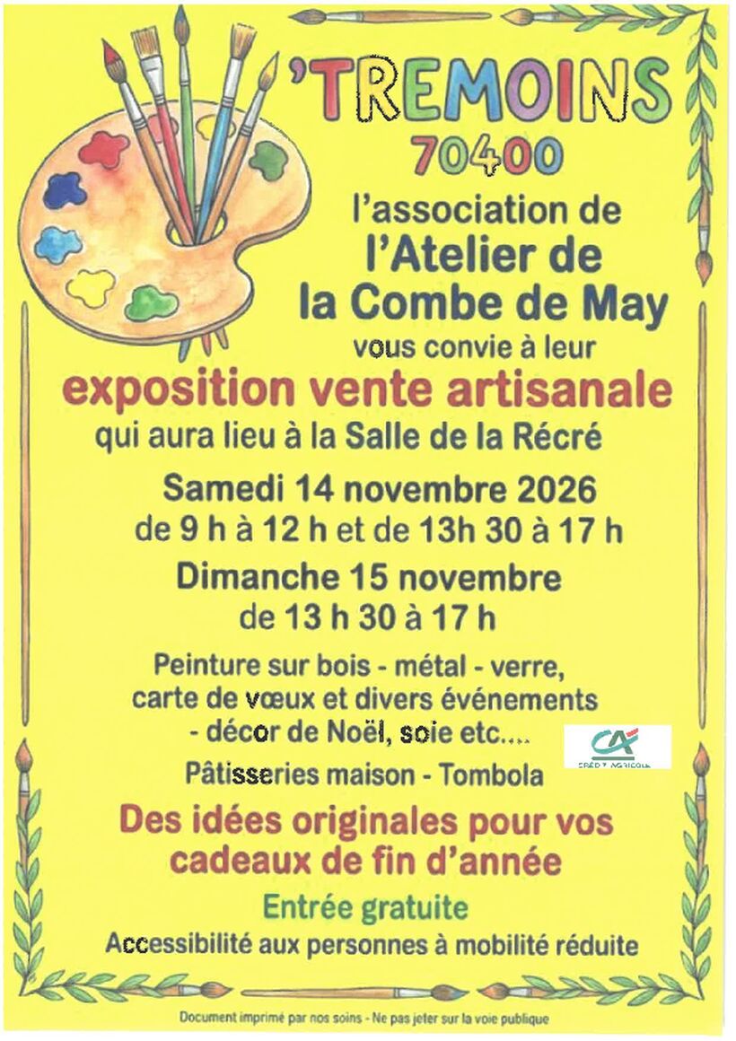 Exposition vente artisanale