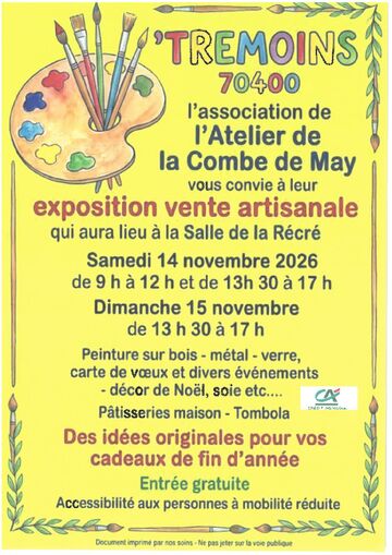 Exposition vente artisanale