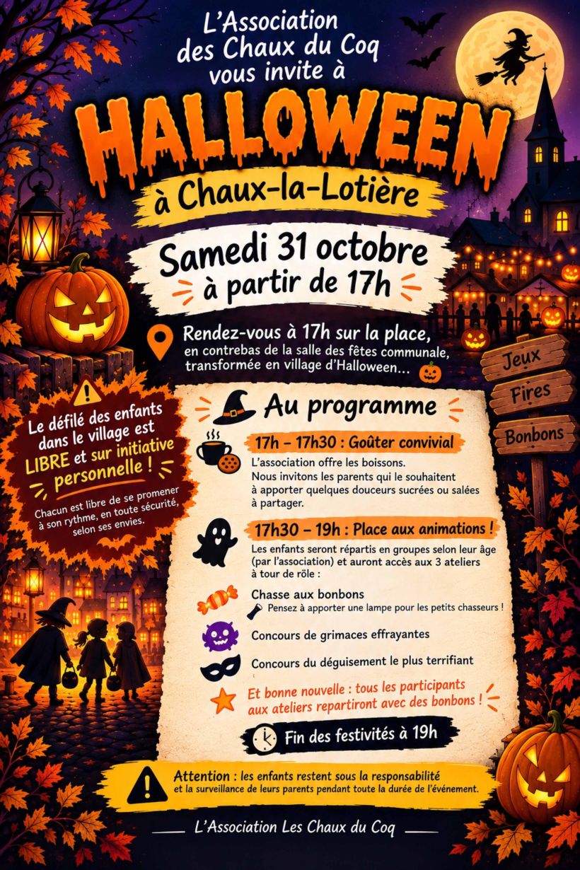 Animations d'halloween