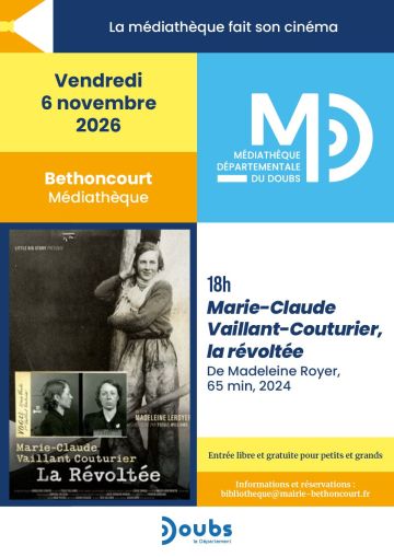 Ciné-apéro "Marie-Claude Vaillant-Couturier, la révoltée"