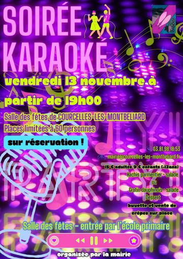 2ème Soirée karaoké