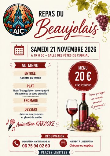 Repas du Beaujolais