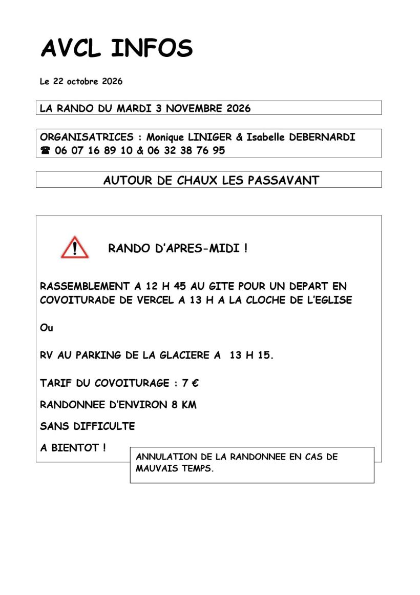 Randonnée pédestre