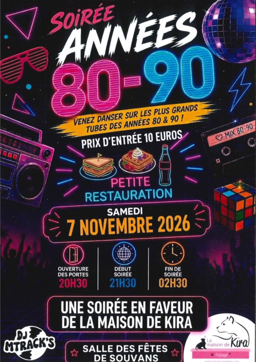 Soirée Années 80-90