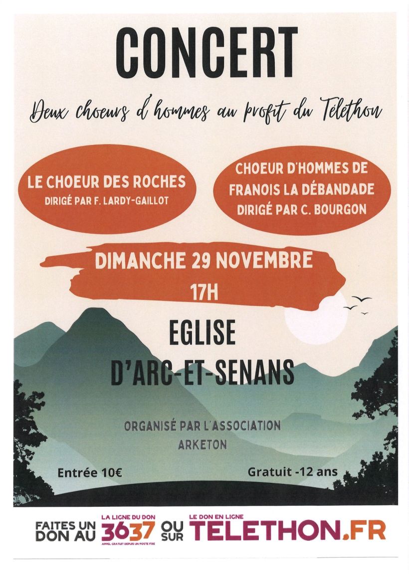 Concert au profit du Téléthon