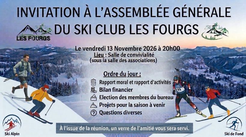 Assemblée Générale du Ski Club
