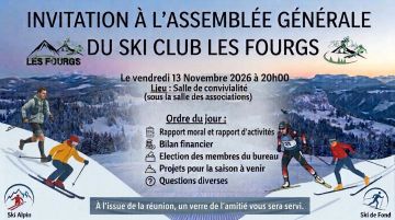 Assemblée Générale du Ski Club