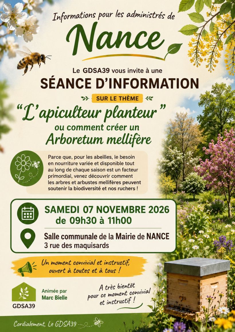 Réunion information : l'apiculteur planteur