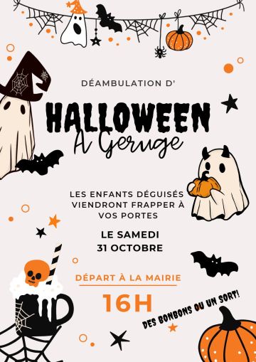 Halloween : déambulation dans le village