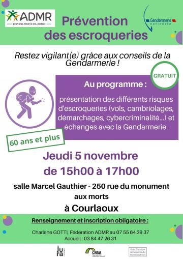 Atelier Prévention des escroqueries