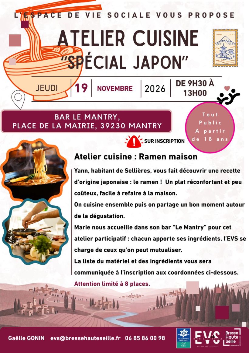 ATELIER CUISINE SPÉCIAL JAPON