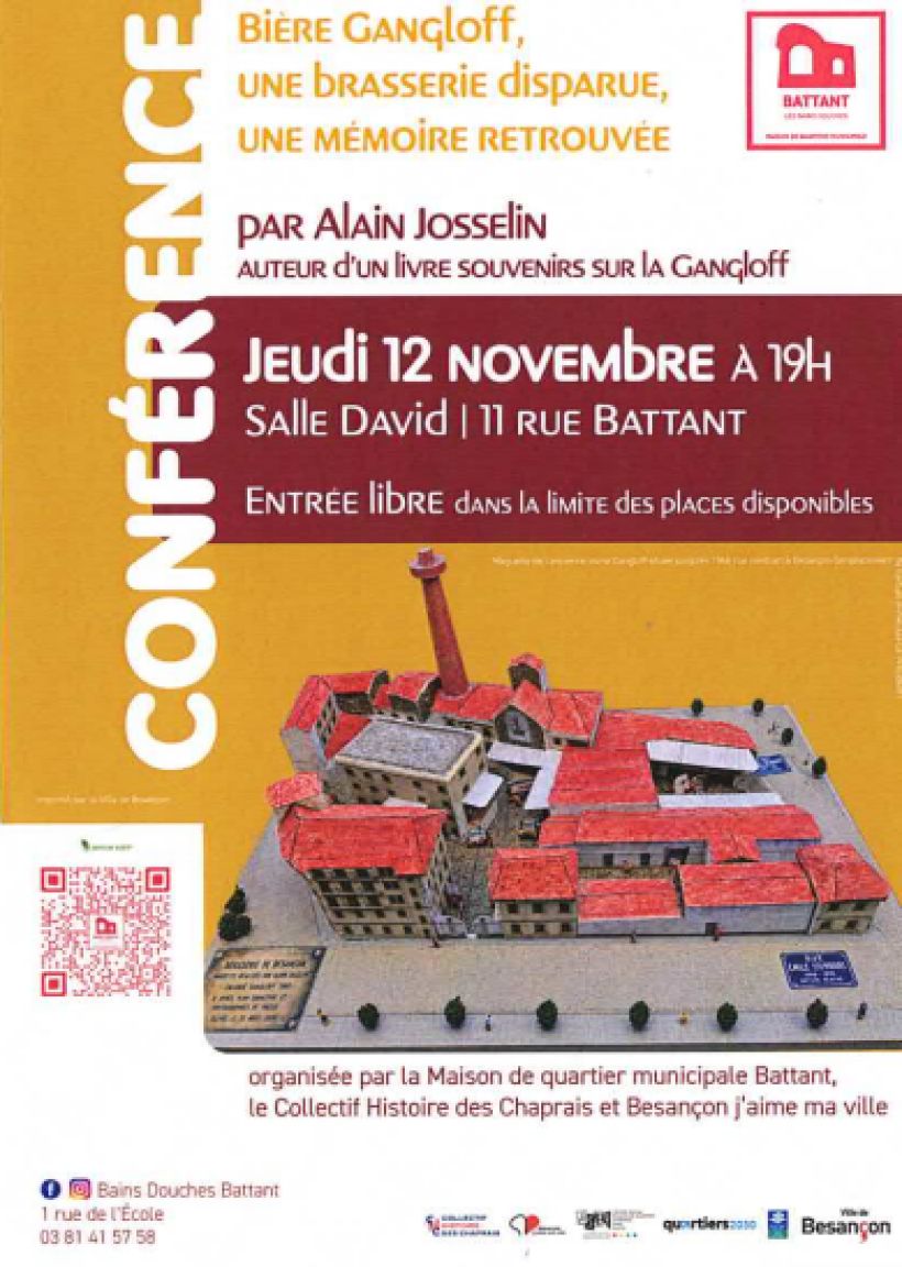 conférence : Bière Gangloff, une brasserie disparue, une mémoire retrouvée