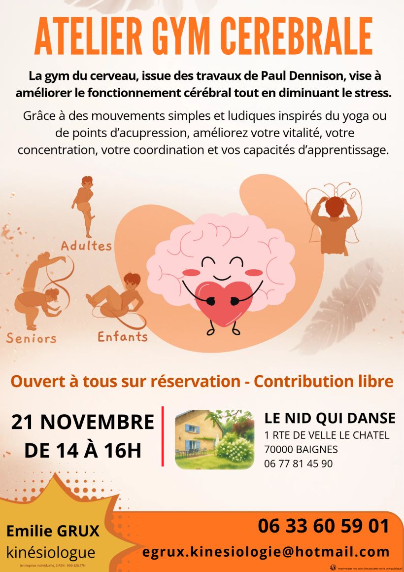 Atelier de gym cérébrale